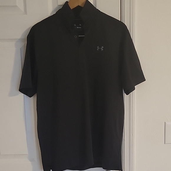 Under Armour Black Dark Polo Shirt - Picture 1 of 3